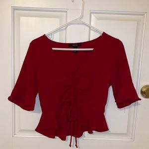 Red blouse
